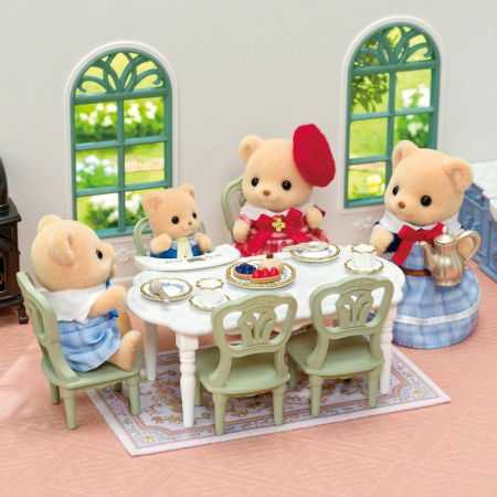 Sylvanian Families-Salon De Dining Elegant pt Conacul Riverside [5]
