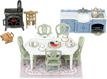 Noutati - Sylvanian Families-Salon De Dining Elegant pt Conacul Riverside