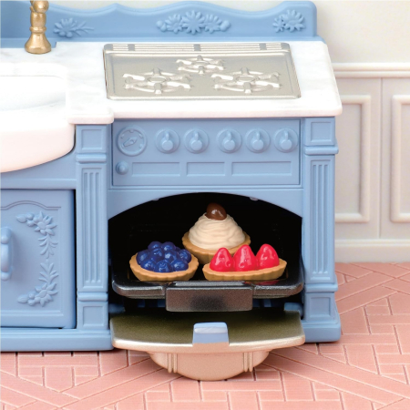 Sylvanian Families-Salon De Dining Elegant pt Conacul Riverside [2]