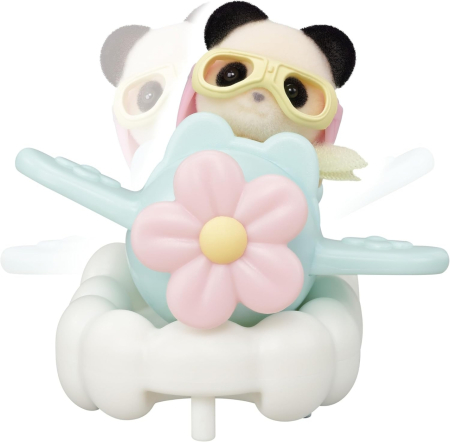SYLVANIAN FAMILIES-SET PARC DISTRACTIE AVION SI TRENULET [6]