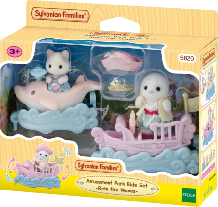 SYLVANIAN FAMILIES-SET PARC DISTRACTIE BALENA SI BARCA [6]
