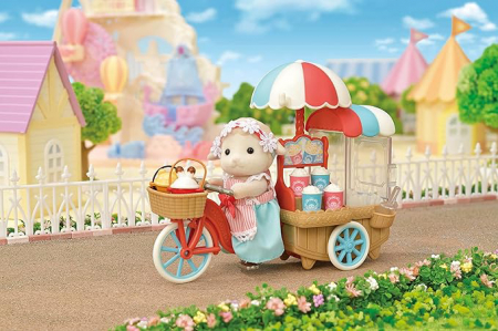 Sylvanian Families - Set Stand Tricicleta pentru Popcorn [3]