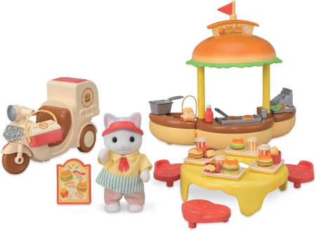 Noutati - Sylvanian Families-Standul De Hamburgeri