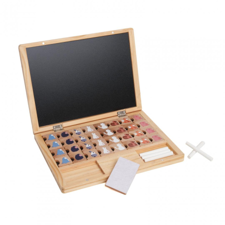 TABLA DIN LEMN CU 39 DE PIESE, MOMKI [1]