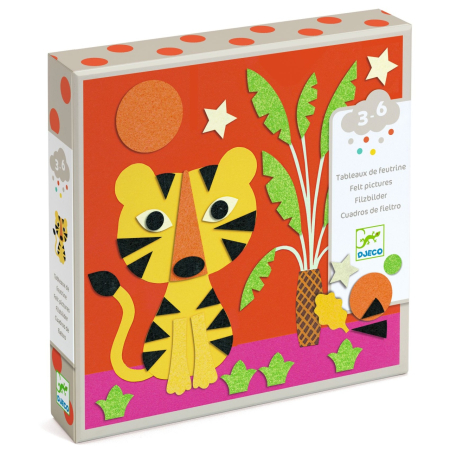 Jucarii 3-5 ani - Tablouri cu fetru Natura Djeco