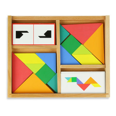 Tangram Battle - Joc Educativ din lemn - Vilac [1]