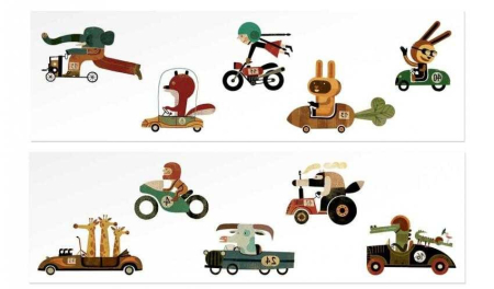 Tatuaje Londji, Cursa auto [0]