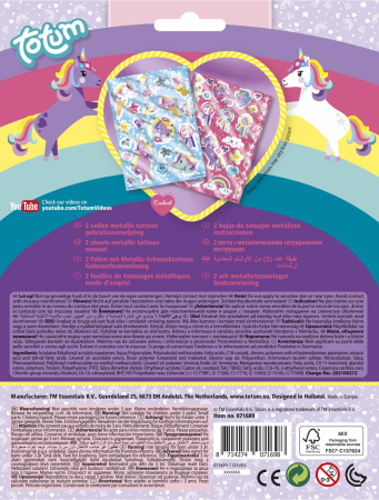 Tatuaje metalice cu unicorni [3]