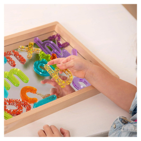 Tava din lemn cu oglinda acrilica, TickiT [3]