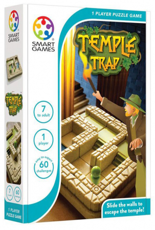 Jocuri de Logica - Smart Games - Temple Trap, joc de logica cu 60 de provocari, 7+ ani