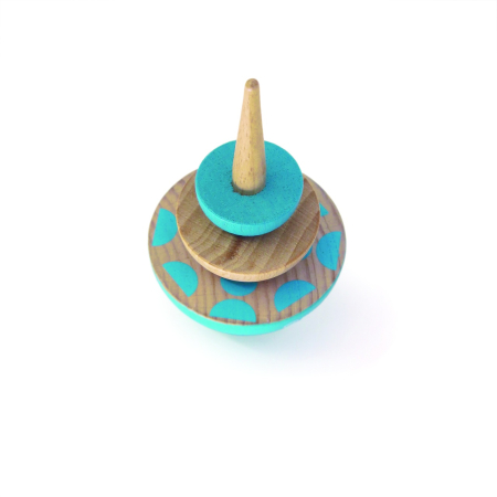 Titirez din lemn Geom albastru, Svoora [1]