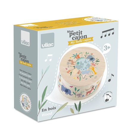 Toba cajon din lemn - Design animale - Vilac [3]