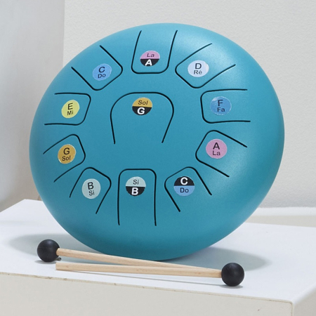 Tongue drum 11 note - Instrument de Percutie Toba Xilofon - Vilac [4]