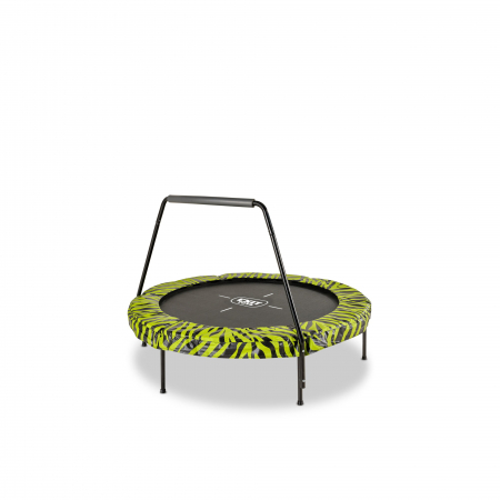 Jucarii de exterior - Trambulina Tiggy Junior cu bară ø140cm - neagră/verde