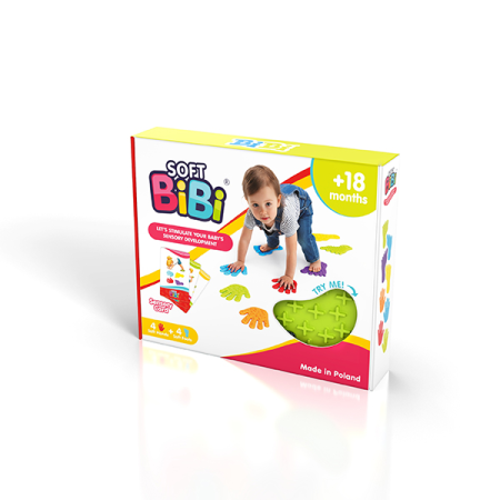 Jucarii Bebe - Traseu senzorial Soft BiBi, Mâini si picioare