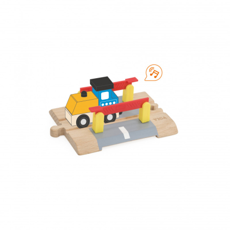 Trecere de cale ferata cu sunete, Viga [1]