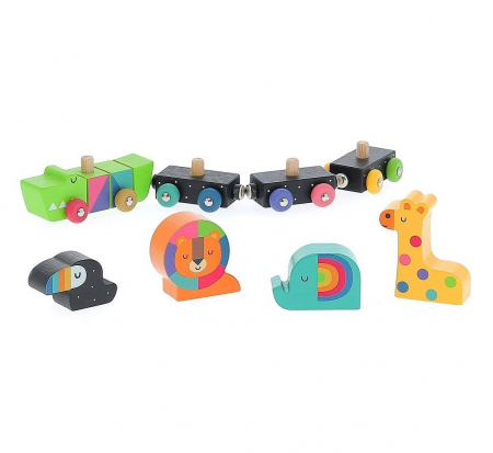 Tren cu animale curcubeu [3]