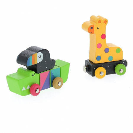 Tren cu animale curcubeu [2]