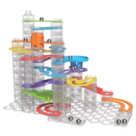 Trestle Tracks Builder - Set STEM de construcție cu traseu pentru bile, 73 de piese [3]
