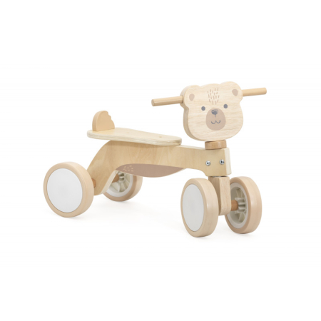 Noutati - Tricicleta din lemn Ursulet maro, PolarB Viga