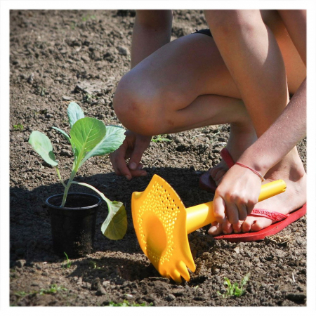 Triplet, jucarie multifunctionala pentru nisip, galben [2]