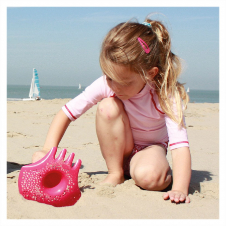 Triplet, jucarie multifunctionala pentru nisip, roz [1]