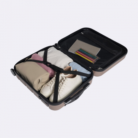 Troler cu roti 360  , Infinity, Champagne [6]