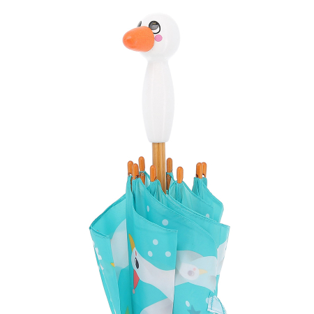 Umbrela copii cu maner din lemn - Gasca alba - Vilac [2]