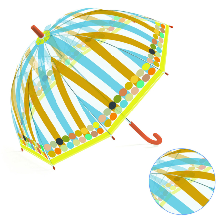 Umbrela pentru copii Forme geometrice, Djeco [1]