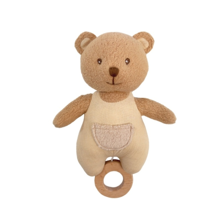 Jucarii Senzoriale - Ursuletul muzical Marcel din bumbac organic, Egmont Toys