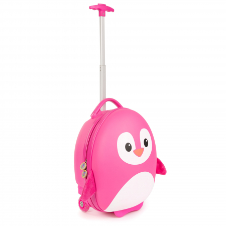 Valiza Troler Boppi, Pinguin roz [6]