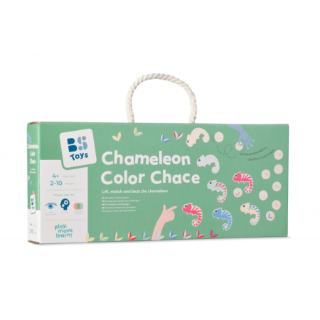 Miscare - Vanatoarea de culori a cameleonului, joc de memorie pentru copii, BS Toys