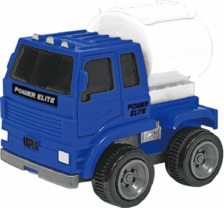 Jucarii de rol - VEHICULE CU FRICTIUNE, SCARA 1/43, 10CM, AUTOCISTERNA ALBASTRA