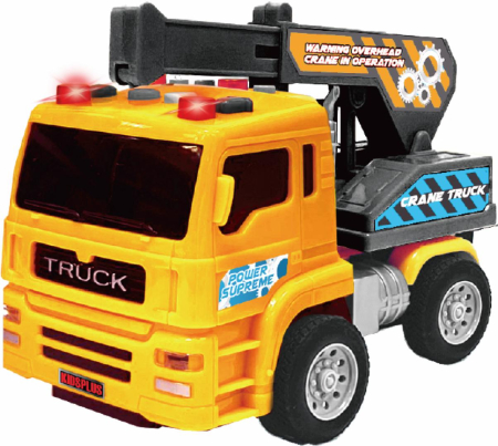 Vehicule - VEHICULE CU LUMINI, SUNETE SI FRICTIUNE, SCARA 1/24, 14CM, MACARA