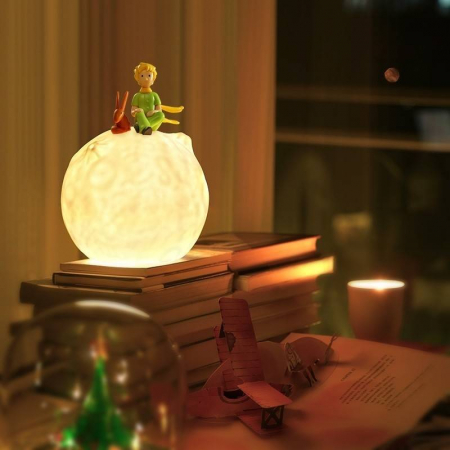 Veioza tactila - Luna si Micul Print [2]