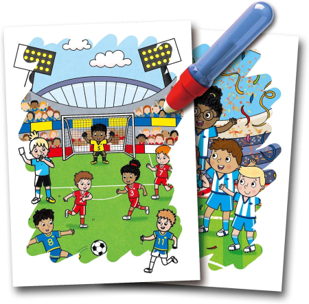 Water Magic: Carte de colorat Meci de fotbal [1]