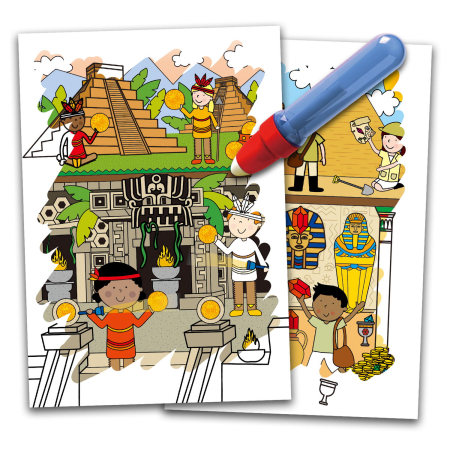 Water Magic: Carte de colorat Vanatoarea de comori [1]