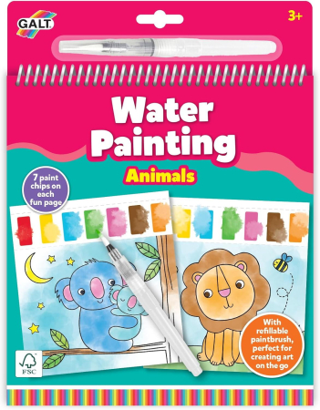 Noutati - Water Painting: Carte de colorat Animalute