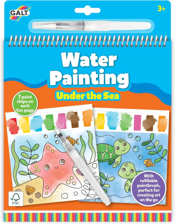 Noutati - Water Painting: Carte de colorat Animalute marine