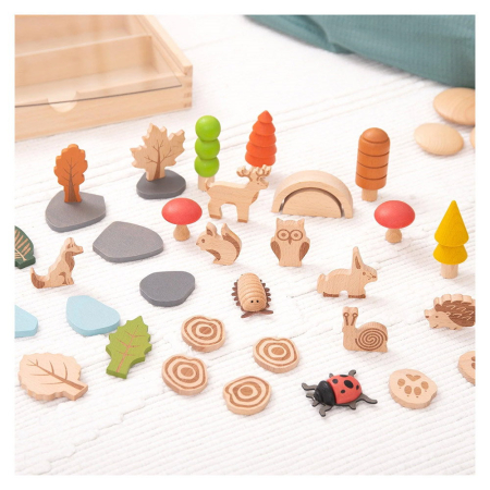 Woodland, traseul din padure, set 36 piese din lemn [5]