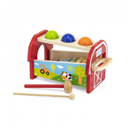 Xilofon cu ciocan si bile, Viga [1]