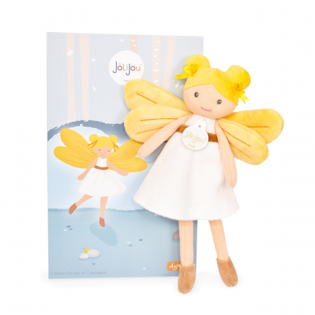 Jucării copii 5-6 ani - Zana din plus - Aurora, 25 cm, alb