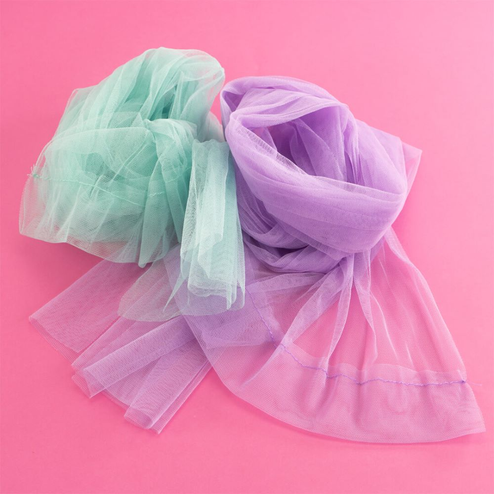Baldachin decorativ copii Girabrilla – Tenda dei Sogni, cu lumini LED si tulle colorat [9]