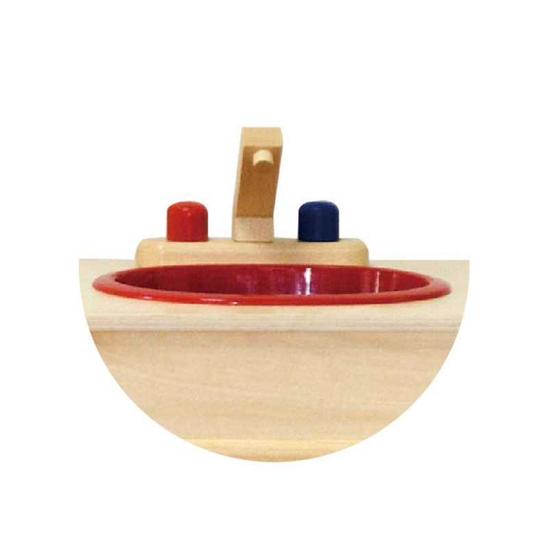 Jucarie copii - Bucatarie completa pentru copii, lemn natur, Viga