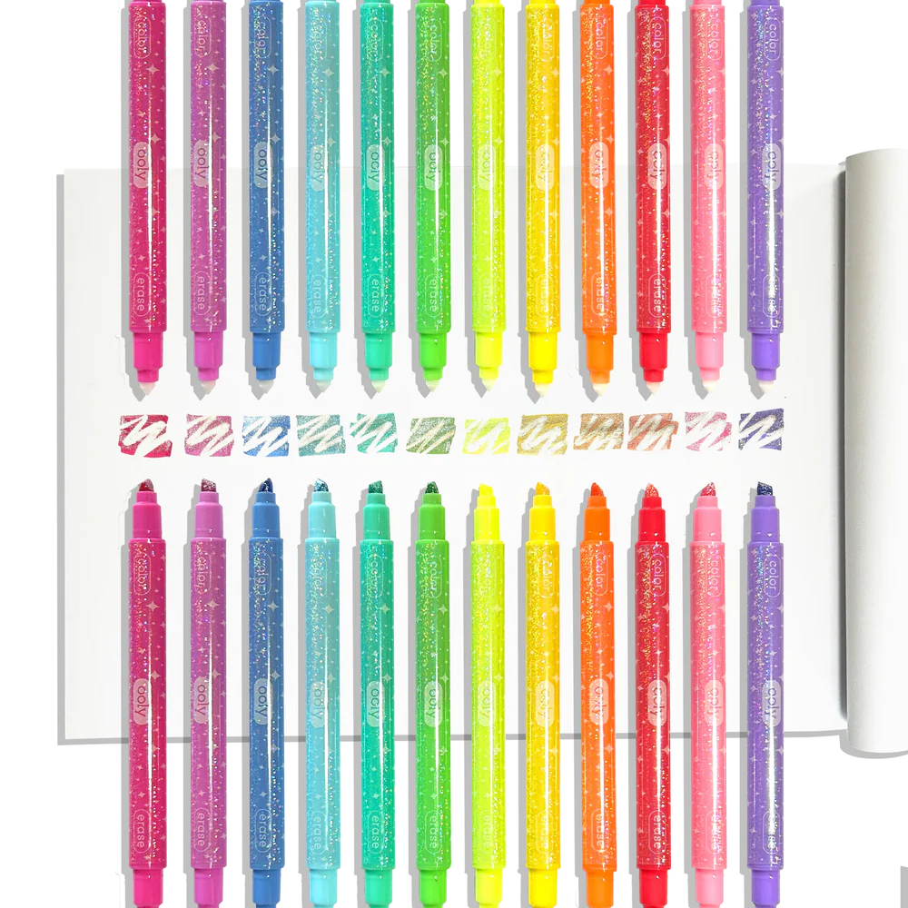 Carioci stralucitoare care se sterg - Make no mistake! - Set de 12 [2]