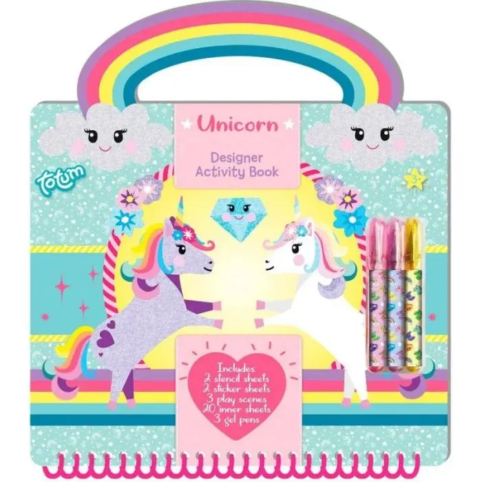 Carte cu activitati - Unicorni