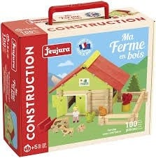 Casuta de construit, Ferma cu animale, 100 de piese