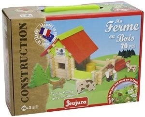 Casuta de construit, Ferma cu animale, 70 de piese