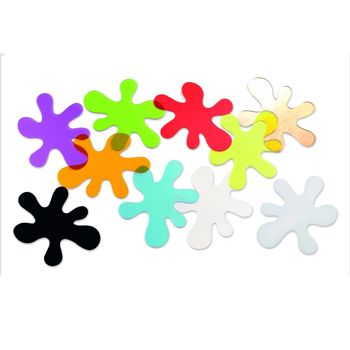 Color Splats, stropi acrilici colorati, TickiT