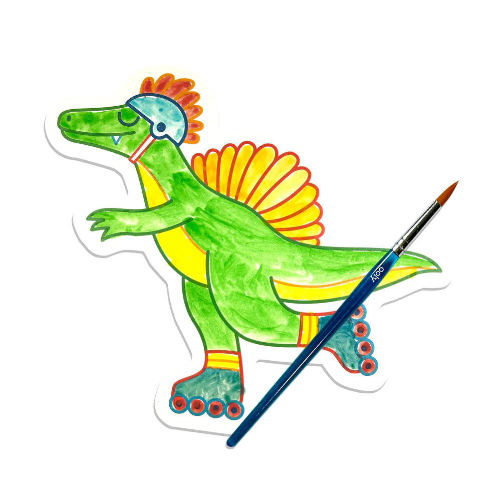 Kit acuarelă - Usor de pictat - Dinozauri, Playful Painters [4]